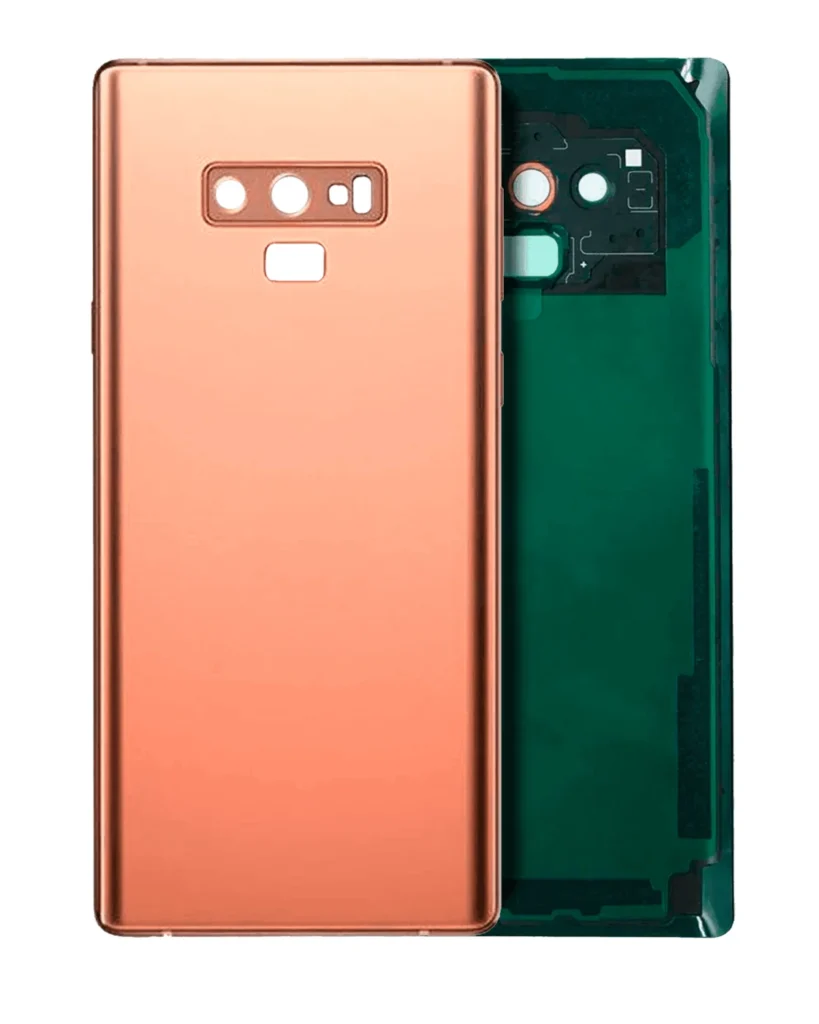 Back Cover Glass With Camera Lens For Samsung Galaxy Note 9 (No Logo) (Aftermarket Plus) (Metallic Copper)