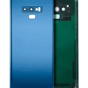 Back Cover Glass With Camera Lens For Samsung Galaxy Note 9 (No Logo) (Aftermarket Plus) (Ocean Blue)