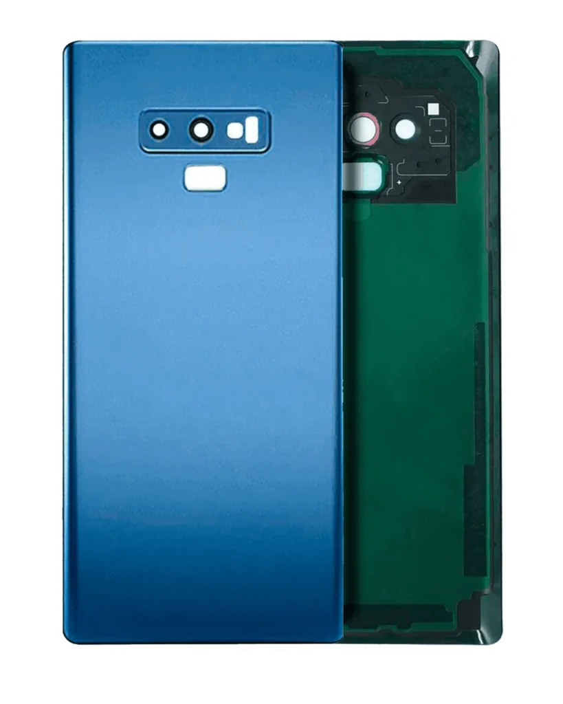 Back Cover Glass With Camera Lens For Samsung Galaxy Note 9 (No Logo) (Aftermarket Plus) (Ocean Blue)