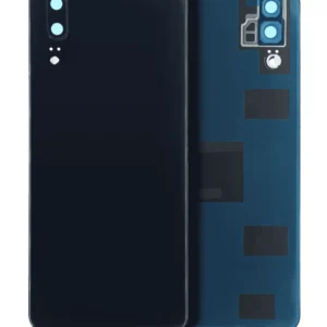 Back cover Glass With Camera Lens For Huawei P20 (Black)