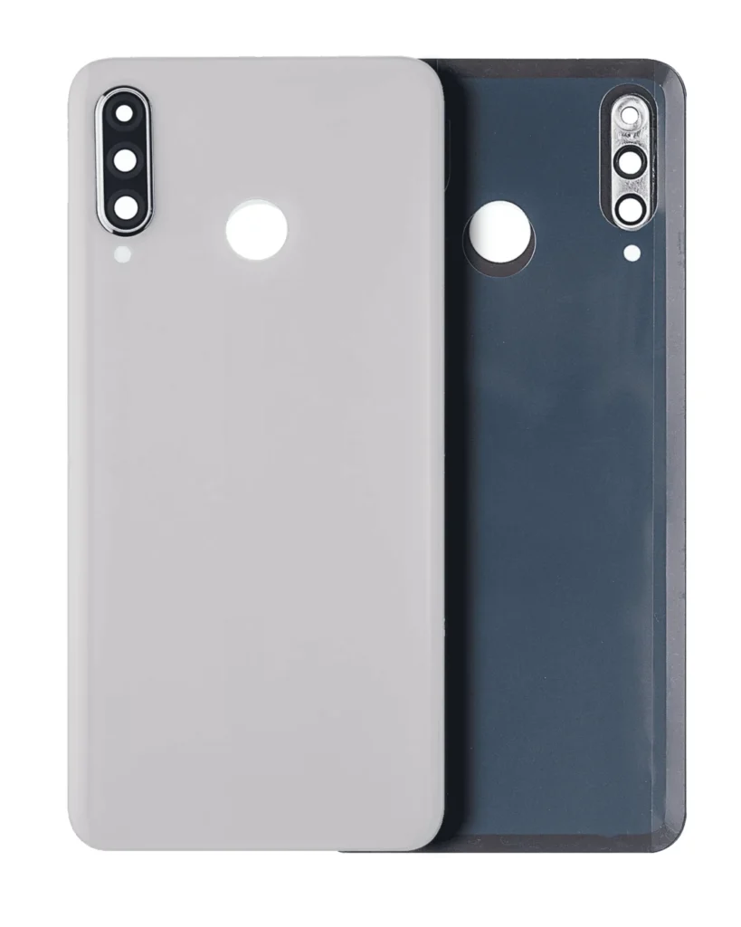 Back cover Glass With Camera Lens For Huawei P30 Lite / Nova 4E (4GB RAM / Without Logo) (Pearl White)