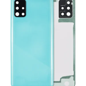 Back Cover Glass With Camera Lens For Samsung Galaxy A51 4G (A515 / 2019) (Aftermarket Plus) (Prism Crush Blue)