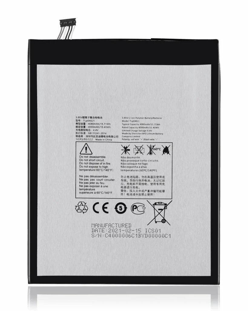 Replacement Battery For Alcatel A30 Tablet 9024W (TLp040J1)