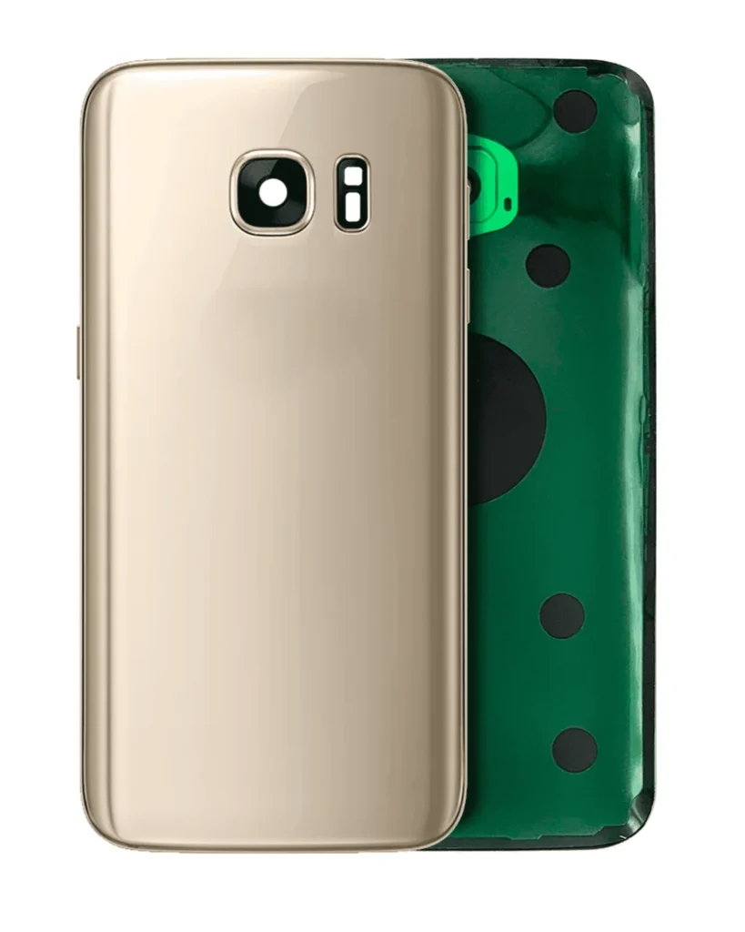 Back Cover Glass With Camera Lens For Samsung Galaxy S7 (No Logo) (Aftermarket Plus) (Gold Platinum)