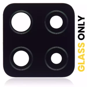 Back Camera Lens (Glass Only) With Adhesive For Samsung Galaxy A42 5G (A426 / 2020) (Prism Dot Black) (10 Pack)