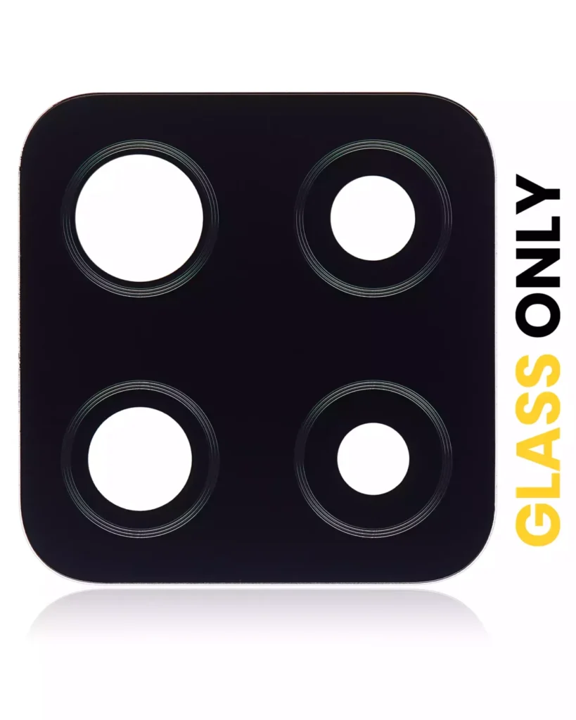 Back Camera Lens (Glass Only) With Adhesive For Samsung Galaxy A42 5G (A426 / 2020) (Prism Dot Black) (10 Pack)