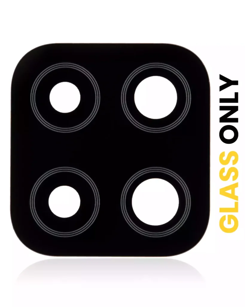 Back Camera Lens (Glass Only) With Adhesive For Samsung Galaxy A12 (A125 / 2020) (10 Pack)