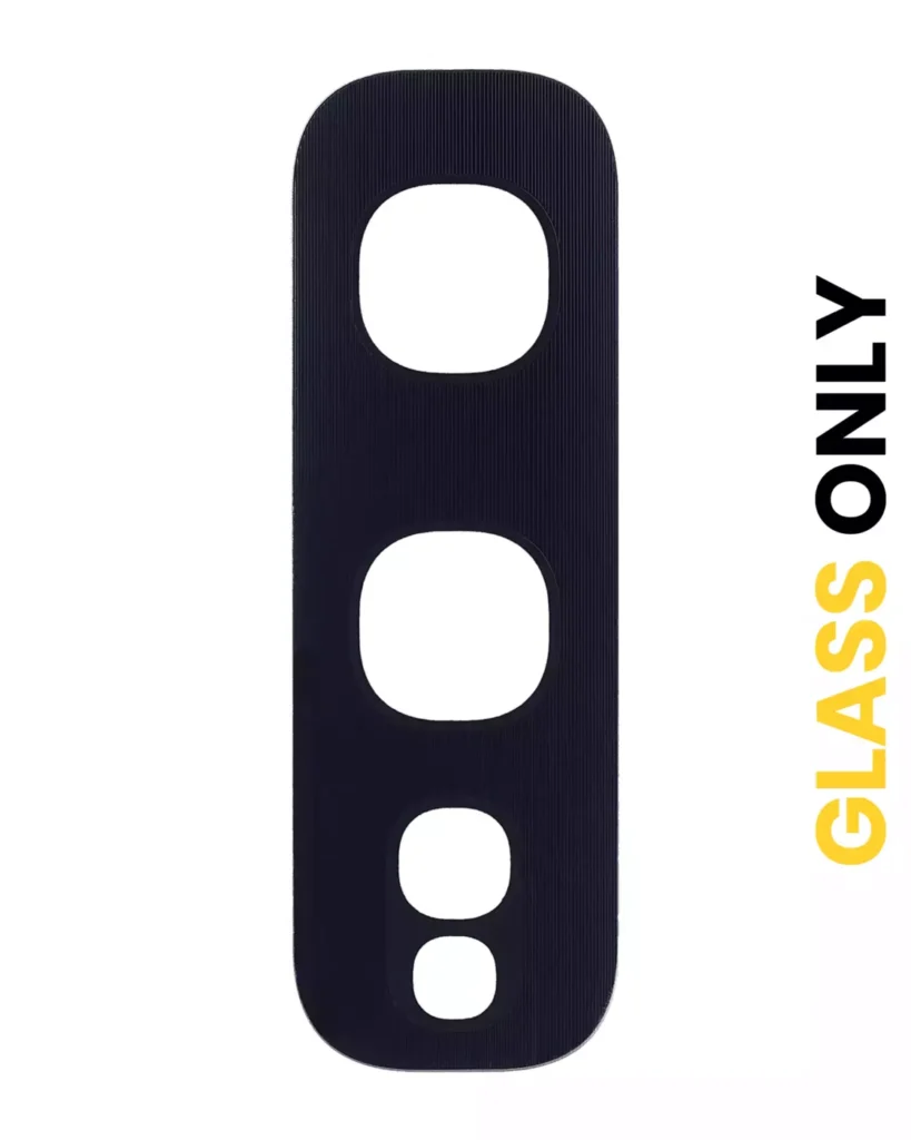 Back Camera Lens (Glass Only) With Adhesive For Samsung Galaxy S10E (Prism Black) (10 Pack)