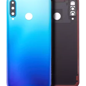 Back cover Glass With Camera Lens For Huawei P30 Lite / Nova 4E (4GB RAM / Without Logo) (Peacock Blue)