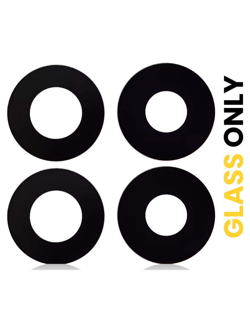 Back Camera Lens (Glass Only) With Adhesive For Motorola One 5G (XT2075-1 / 2020) (4 Piece Set)