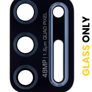 Back Camera Lens (Glass Only) With Adhesive For Motorola Moto G Stylus 6.8" (XT2115 / 2021) (Aurora Black)