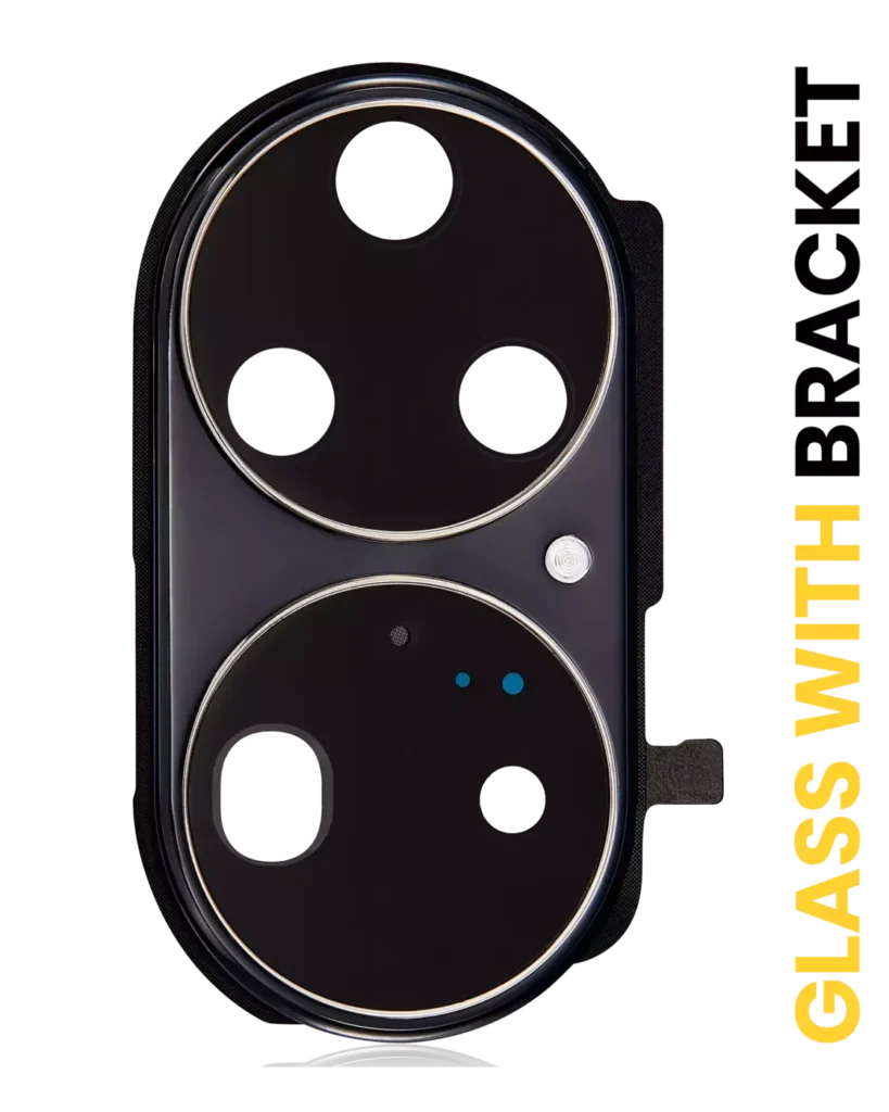 Back Camera Lens With Bracket For Huawei P50 Pro (Golden Black)