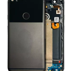 Back Housing W/ Small Components Pre-Installed For Google Pixel XL (Used OEM Pull: Grade A) (Black)