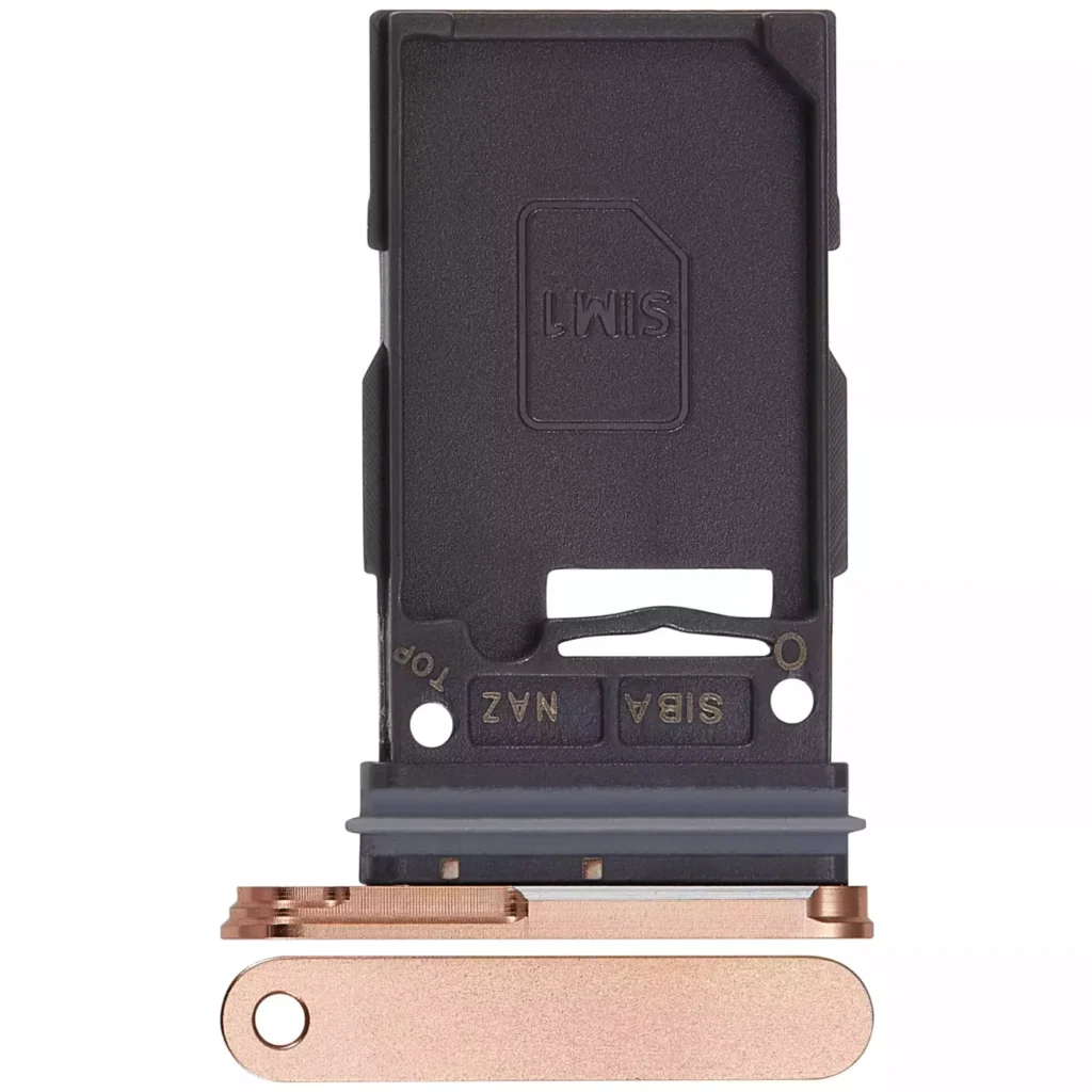 Single Sim Card Tray For Samsung Galaxy S24 5G / S24 Plus 5G (Sandstone Orange)