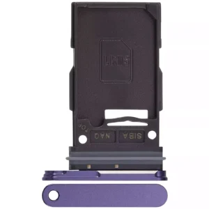 Single Sim Card Tray For Samsung Galaxy S24 5G / S24 Plus 5G (Cobalt Violet)