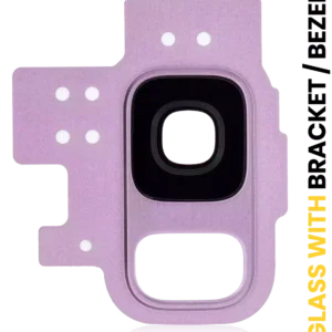 Back Camera Lens With Bracket / Bezel For Samsung Galaxy S9 (Lilac Purple)
