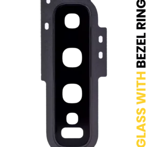 Back Camera Lens With Cover Bezel Ring For Samsung Galaxy S10 (Prism Black)