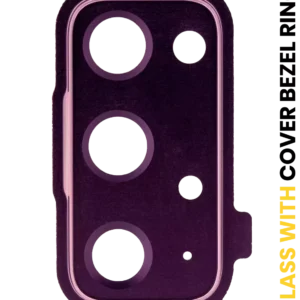 Back Camera Lens With Cover Bezel Ring For Samsung Galaxy S20 FE 4G / 5G (Purple)