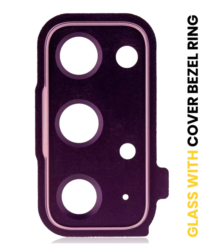 Back Camera Lens With Cover Bezel Ring For Samsung Galaxy S20 FE 4G / 5G (Purple)