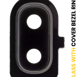 Back Camera Lens With Cover Bezel Ring For Samsung Galaxy A10E (A102 / 2019) (Black)