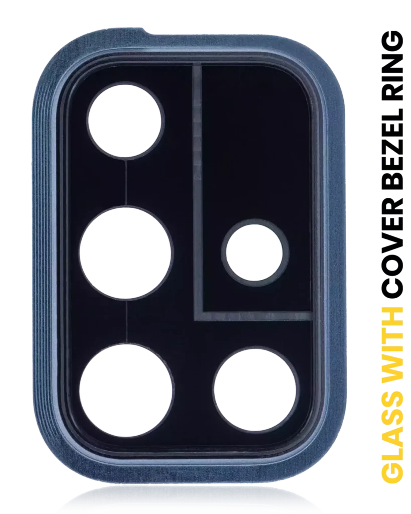 Back Camera Lens With Cover Bezel Ring For Samsung Galaxy A71 (A715 / 2020) (Prism Crush Black)