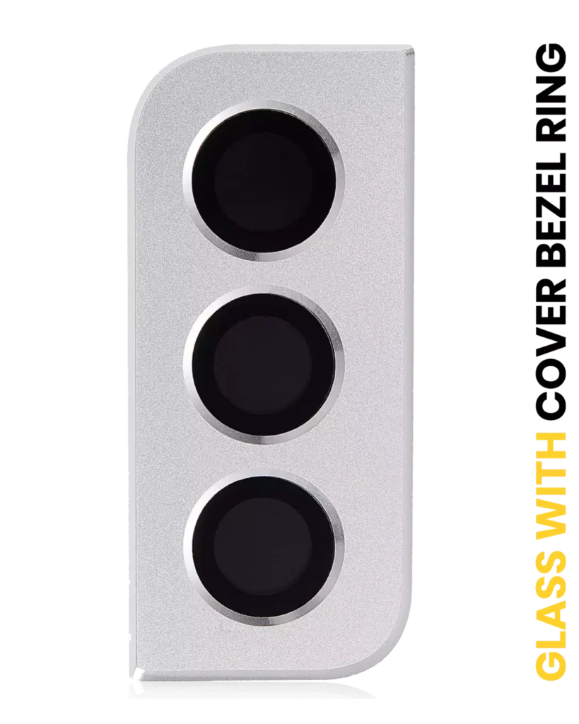 Back Camera Lens With Cover Bezel Ring For Samsung Galaxy S21 5G (Phantom White)