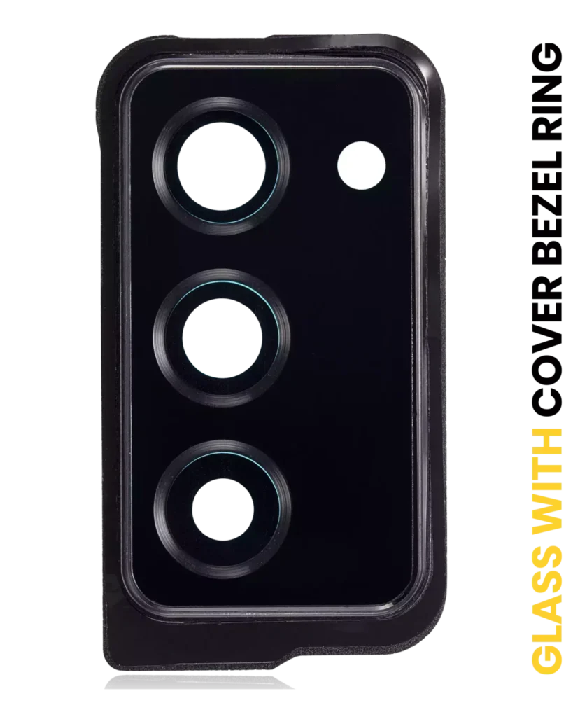 Back Camera Lens With Cover Bezel Ring For Samsung Galaxy Z Fold 2 5G (F916) (Mystic Black)