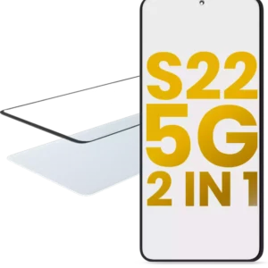 2 in 1 Front Glass With OCA Pre-Installed For Samsung Galaxy S22 5G