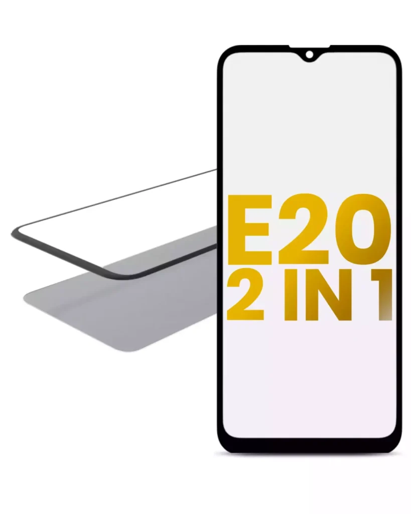 2 in 1 Front Glass With OCA Pre-Installed For Motorola Moto E20 (XT2155 / 2021)
