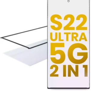 2 in 1 Front Glass With OCA Pre-Installed For Samsung Galaxy S22 Ultra 5G