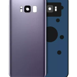Back Cover Glass With Camera Lens For Samsung Galaxy S8 (No Logo) (Aftermarket Plus) (Orchid Gray)