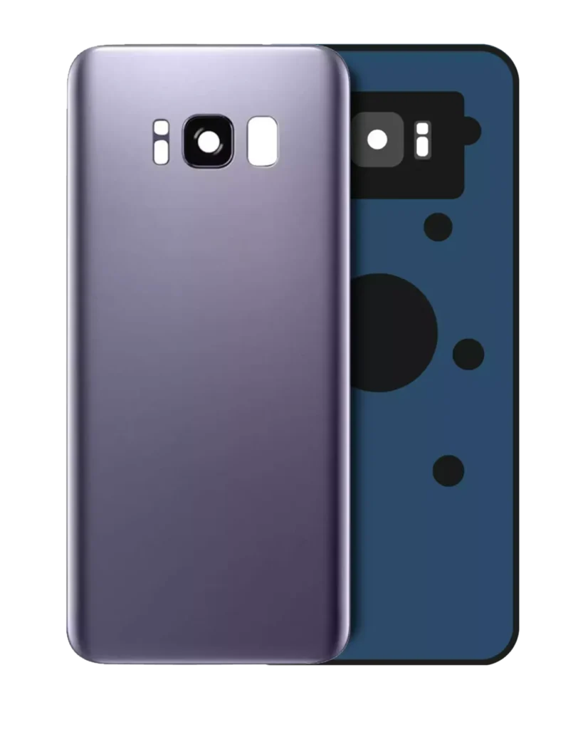 Back Cover Glass With Camera Lens For Samsung Galaxy S8 (No Logo) (Aftermarket Plus) (Orchid Gray)