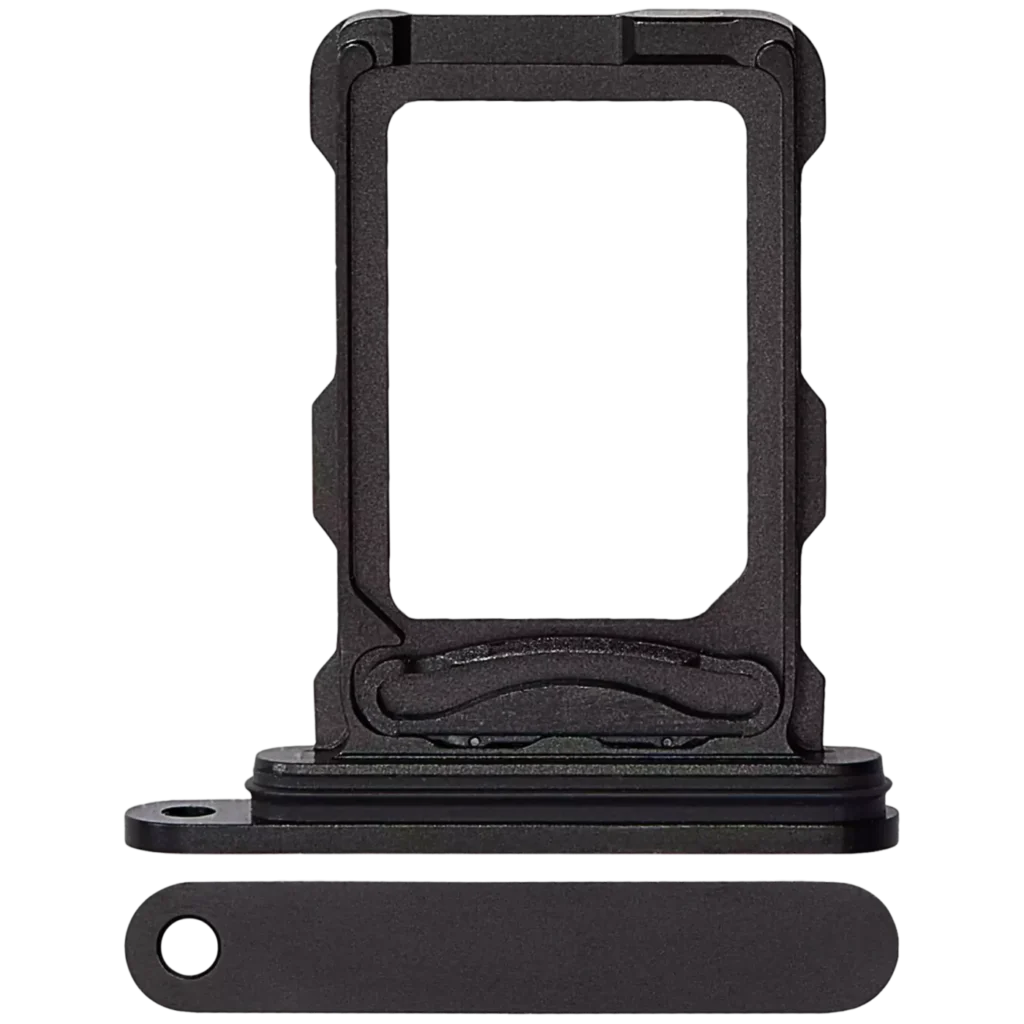 Dual Sim Card Tray For iPhone 16 Pro / 16 Pro Max (Black Titanium)