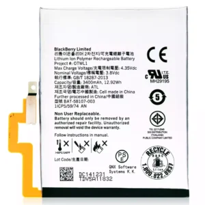 Replacement Battery For BlackBerry Passport (BAT-58107-003)