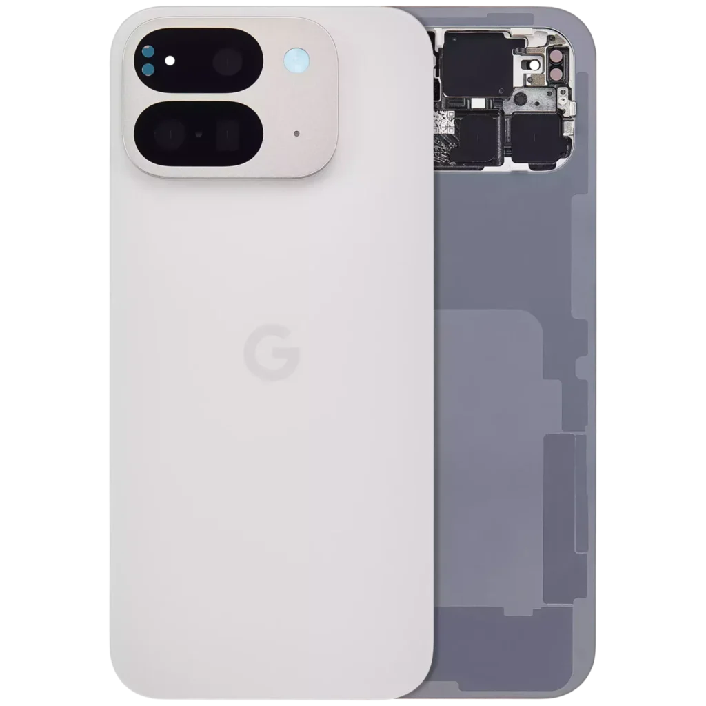 Back Cover Glass For Google Pixel 9 Pro Fold (Used OEM Pull: Grade A) (Porcelain)