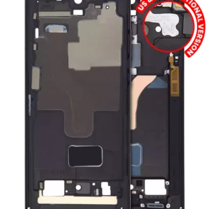 Mid-Frame Housing For Samsung Galaxy S22 Ultra 5G (US & International Version) (Phantom Black)