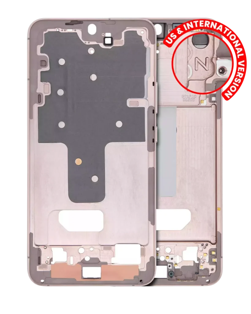 Mid-Frame Housing For Samsung Galaxy S22 Plus 5G (US & International Version) (Violet / Pink / Gold)