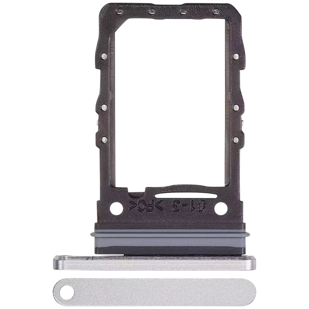 Single Sim Card Tray For Samsung Galaxy Z Flip 6 (F741) (Premium) (White)
