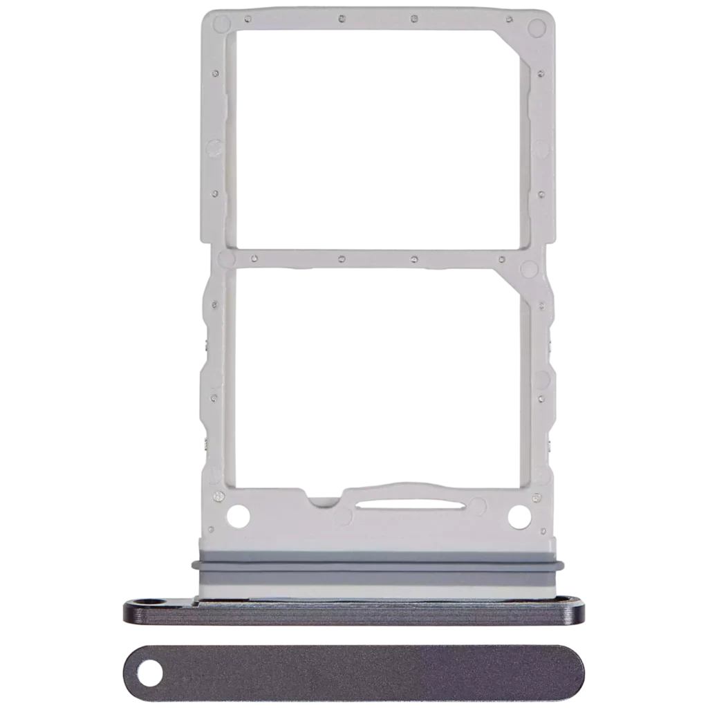 Dual Sim Card Tray For Samsung Galaxy Z Flip 6 (F741) (Premium) (Black)
