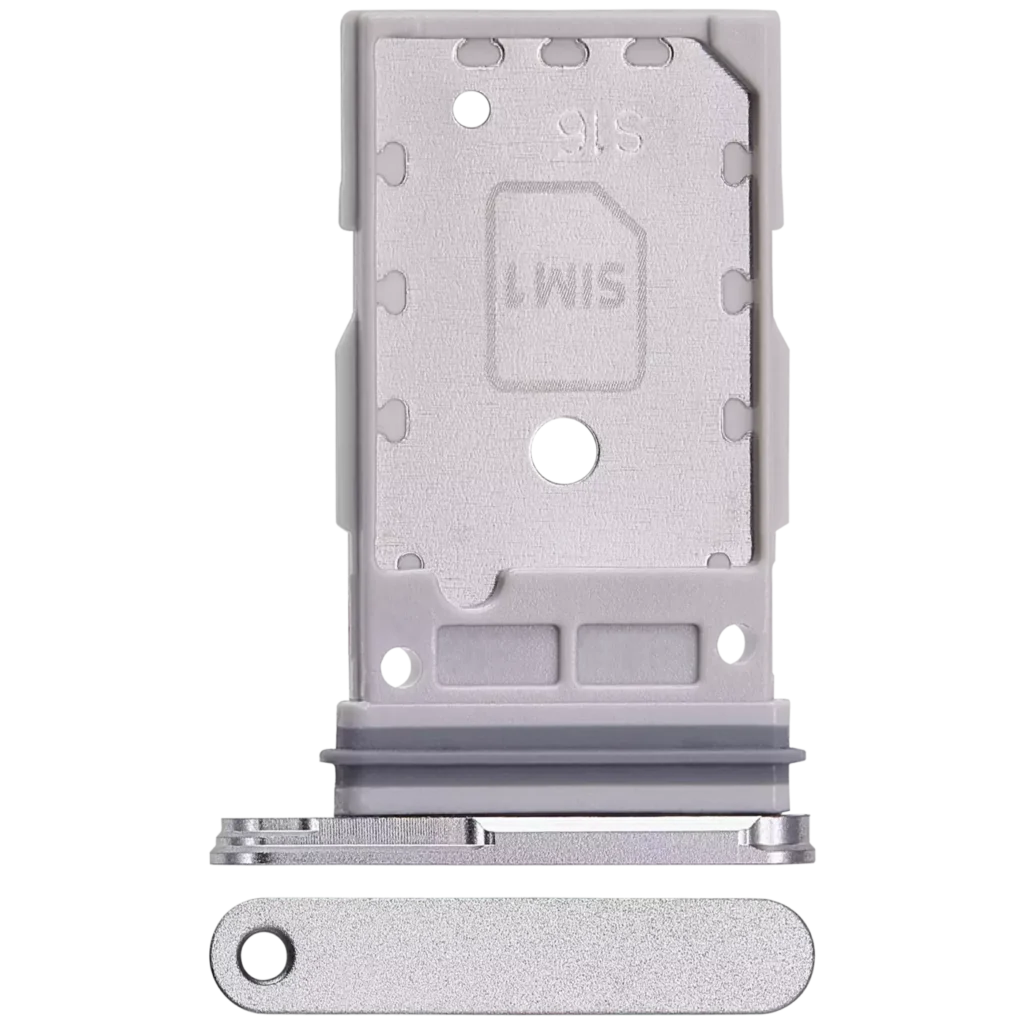 Dual Sim Card Tray For Samsung Galaxy S24 FE 5G (Premium) (Gray)