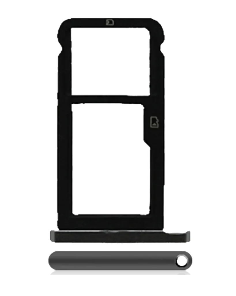 Sim Card Tray For ZTE ZMax Pro (Z981) (Black)