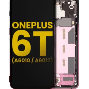 OLED Assembly With Frame For OnePlus 6T (A6010 / A6013) (Refurbished) (Thunder Purple)