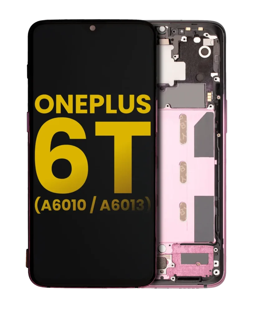 OLED Assembly With Frame For OnePlus 6T (A6010 / A6013) (Refurbished) (Thunder Purple)