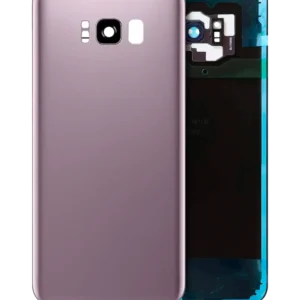 Back Cover Glass With Camera Lens For Samsung Galaxy S8 Plus (No Logo) (Aftermarket Plus) (Rose Pink)