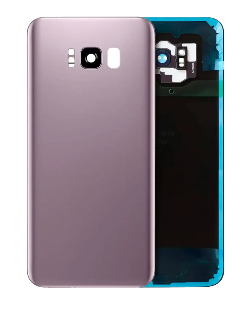 Back Cover Glass With Camera Lens For Samsung Galaxy S8 Plus (No Logo) (Aftermarket Plus) (Rose Pink)