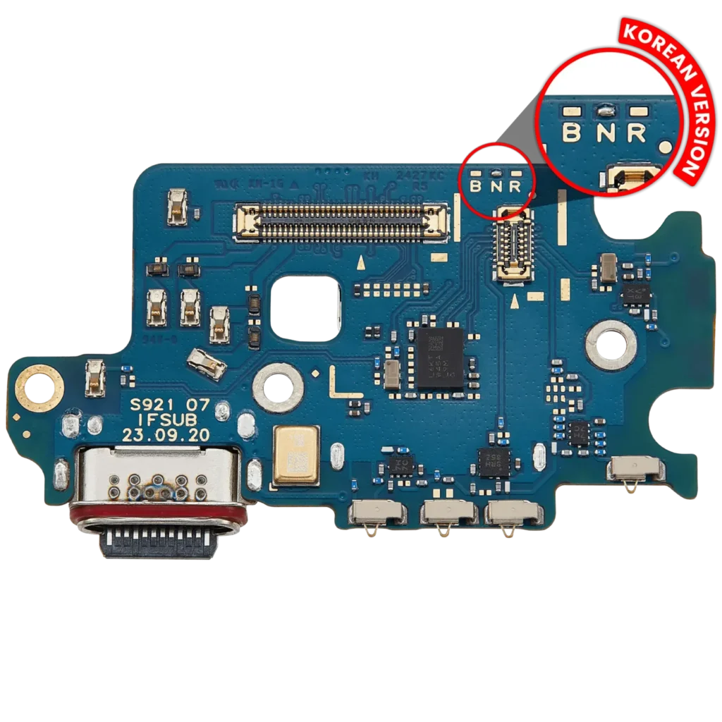 Charging Port Board With Sim Card Reader For Samsung Galaxy S24 5G (S921N) (Korean Version) (Premium)