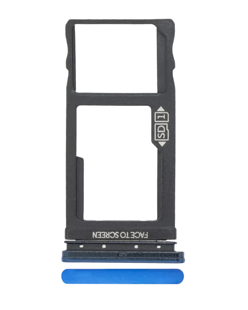 Single Sim Card Tray For Motorola One Vision (XT1970 / 2019) (Sapphire Blue)