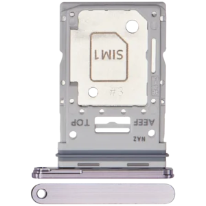 Dual Sim Card Tray For Samsung Galaxy A55 5G (A556 / 2024) (Premium) (Lilac)