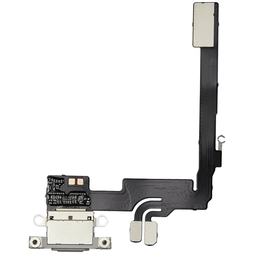 Charging Port Flex Cable For iPhone 16 Pro (Aftermarket Plus) (White Titanium)