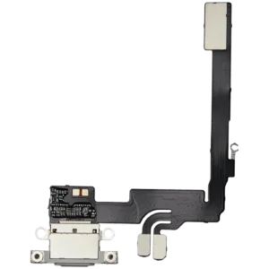 Charging Port Flex Cable For iPhone 16 Pro (Aftermarket Plus) (White Titanium)